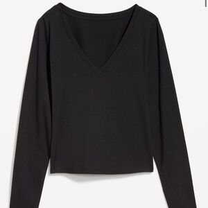 NWT OLD NAVY Bestee Long-Sleeve T-Shirt Color:BLACK SIZE LARGE